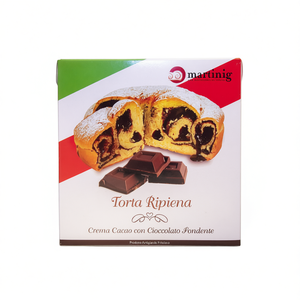 MARTINIG Model 0402034 <b>Chocolate</b> Fresh Round Box with Crema Cacao and <b>Melted</b> <b>Chocolate</b> for Torta Ripiena Filled Cake Desserts - Product Image 2