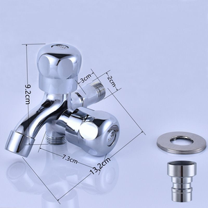 Robinet mural en alliage de zinc chromé, piscine de jardin et vadrouille évier robinet d'eau <span class=keywords><strong>Sanipro</strong></span> robinet de blanchisserie - Product Image 2