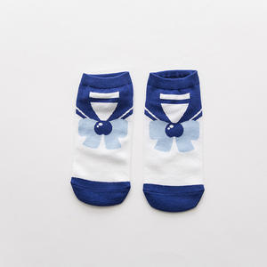 Primavera e Verão Novos Produtos Lua Desenhos Animados Gato Barco Meias Algodão Doce Criativo Estudantes Mulheres Tornozelo Calcetines Meias - Product Image 6