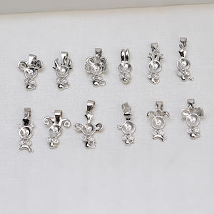 Dijes de Plata 925 con Baño de Oro del Zodiaco Chino para Manualidades, Ratón, Buey, Tigre, Conejo, Dragón, Serpiente, Caballo, Oveja, Mono, Gallo, Perro - Product Image 3