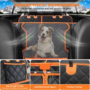 Funda de asiento trasero de coche <span class=keywords><strong>para</strong></span> mascotas, cubierta de asiento Universal impermeable, Oxford 600D, plegable, duradero, lavable, seguro <span class=keywords><strong>para</strong></span> mascotas <span class=keywords><strong>para</strong></span> <span class=keywords><strong>perros</strong></span> - Product Image 3