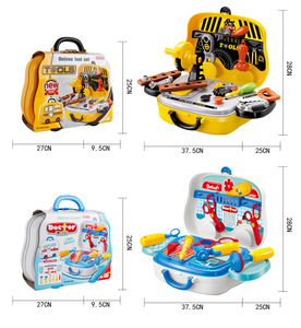 Valise portable de jeu de simulation pour enfants : cuisine, outils médicaux, maquillage – Ensemble pour bébés filles et garçons - Product Image 6