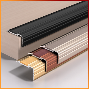 Protector de Esquinas en Forma de L Antideslizante de Aleación de Aluminio, Protector de Bordes <span class=keywords><strong>para</strong></span> <span class=keywords><strong>Escaleras</strong></span> de Jardín de Infancia, Protección Anticaídas de Metal <span class=keywords><strong>para</strong></span> <span class=keywords><strong>Escaleras</strong></span>, 5 Unidades - Product Image 2
