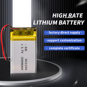 Großhandel 302250 wiederauf ladbare Batterie 3,7 V Li-Polymer Lipo-Batterie 300mAh 302250 Lithium-Polymer-Batterie - Product Image 2