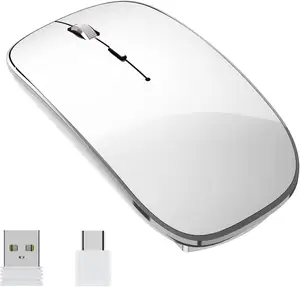 Trending Hot Selling Office Mouse Type-C USB Gaming Wireless Mouse Ergonomic Bluetooth Gaming Mouse For Macbook Pro