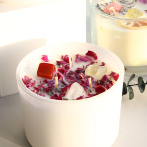 Velas perfumadas redondas para decoración del hogar, vela perfumada de cera de soja personalizada - Product Image 5