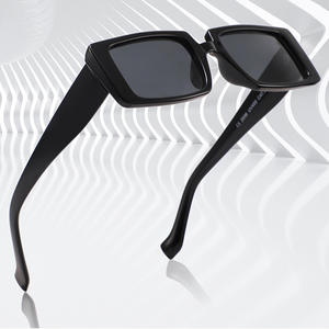 Nuevas Gafas de Sol Cuadradas Minimalistas para Mujer, Montura Negra de PC, Protección UV400, Moda, Viajes, Conducción - Product Image 2