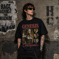 T-shirt surdimensionné personnalisé de qualité supérieure 300g en coton épais délavé à l'acide pour homme, épaules tombantes, style streetwear, marque privée, fabricant OEM