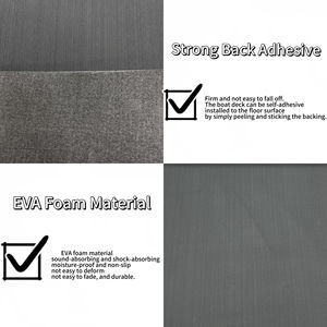 Usine HEROES Vente en gros Technologie brossée Planche de teck Matériau de pont en mousse EVA Mousse EVA artificielle Terrasse marine - Product Image 2