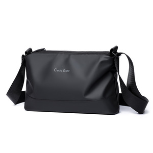New Fashion Trend Zipper Shoulder Bag Simple Versatile Casual Crossbody Bag Men's Portable Niche <b>Waterproof</b> <b>Backpack</b> - Product Image 3