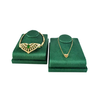 Présentoir Organisateur de Bijoux Mini Format pour Colliers, Pendentifs, Bracelets, Chaînes de Ras du Cou et Colliers Portraits, pour Vitrine
