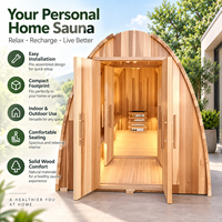 Salle de sauna personnalisable OEM avec dimensions sur mesure pour hôtels, spas commerciaux et centres de bien-être – Large application
