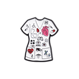 Europeo americano creativo medico spilla infermiere abbigliamento metallo distintivo accessori commemorativi stile Festival per anniversario - Product Image 6