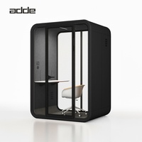 Cabine de travail portable moderne, espace de travail mobile, cabine insonorisée, cabine de réunion