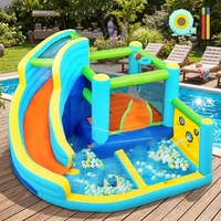 Stock USA : 6 châteaux gonflables, aires de jeux intérieures commerciales, châteaux gonflables combinés et châteaux gonflables aquatiques et à sec, vente en gros, modèle compact