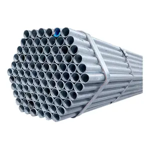 Tuyau d'acier galvanisé Astm 53 Q195 Q235 Q345 Ss400 Grade Erw 300mm Diamètre Tuyau d'acier galvanisé à chaud Tube Gi