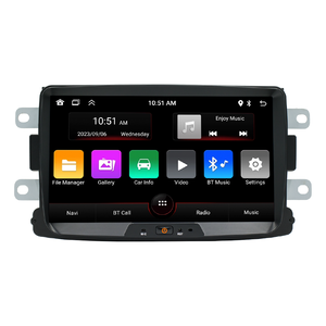 Sistema Multimediale per <span class=keywords><strong>Auto</strong></span> con Touch Screen, Carplay Wireless, Android <span class=keywords><strong>Auto</strong></span>, WiFi, per Renault <span class=keywords><strong>Dacia</strong></span>, Android 8 Pollici, Autoradio 2 Din - Product Image 1