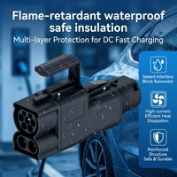 Adaptateur d'alimentation CC norme européenne vers norme nationale chinoise CCS2 vers GB/T pour chargeur de VE 300A/400A, modèle Europe vers Chine