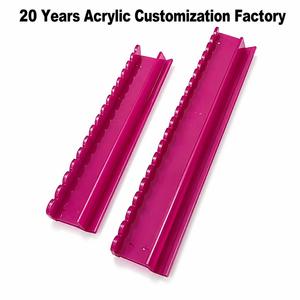 HOTEAM - Juego de 4 Soportes de Acrílico Morado para Fichas de Mahjong, Bandejas Profesionales para Fichas de Mahjong Americano y Chino, Venta al por Mayor - Product Image 1