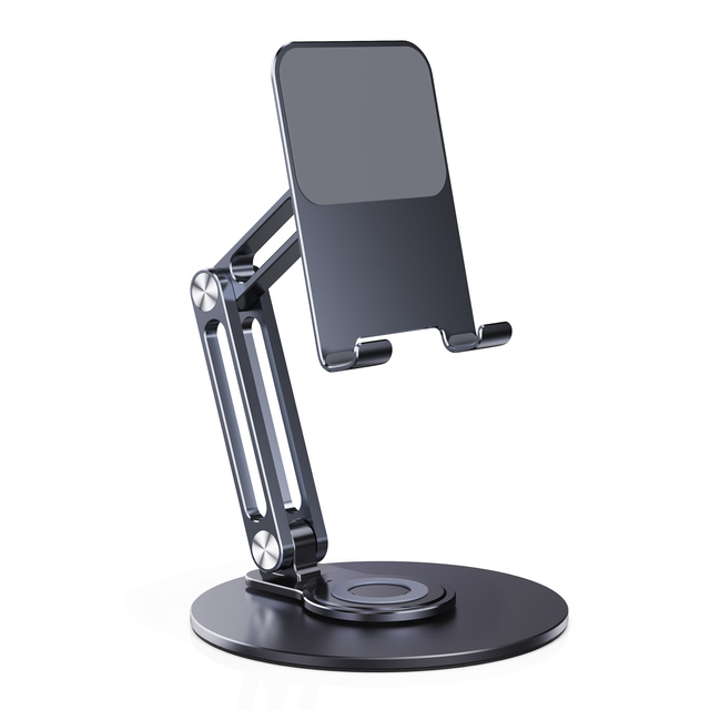 Boneruy L06X Metal Mobile Phone Holer Aluminum Alloy 360 Rotatable Adjustable Tablet Stand for Desk
