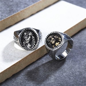 Hot Bán Cổ Điển Thép Không Gỉ Thời Trang Vòng Cổ Điển Retro Chúa Giêsu Đầu Chéo Vòng Cho Nam Giới - Product Image 3