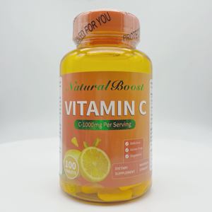 Natural Boost <b>Vitamin</b> <b>C</b> 1000mg <b>Tablets</b> 100 Count Gluten-Free Vegetarian Immune Support Supplement - Product Image 1