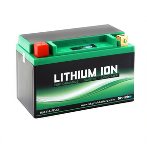 แบตเตอรี่ลิเธียมไอออนใหม่ Skyrich รุ่น HJTX14-FP-SI 12V 12Ah 144Wh สำหรับรถจักรยานยนต์ - Product Image 3