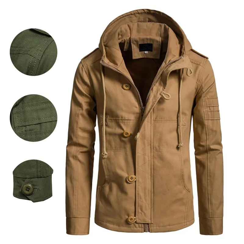 Wholesale Combat Soft Shell Jackets Thin Warm Coat 2023 Best Sale Winter For M65 Reversible Fleece Men Hooded Jacket