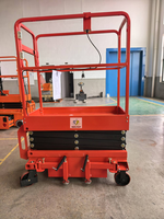 SAGA FIRST Sinofirst Mini Halb-Elektrische Hydraulische Kleine Scherenhebebühne mit CE