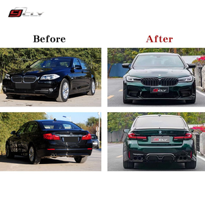CLY di alta qualità per 2011-2017 per 5 serie F10 aggiornamento 2021-2023 M-5 CS Bodykit CS cappa isolamento parafango fari paraurti paraurti - Product Image 2