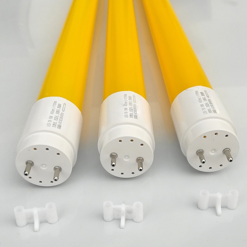Yellow Light LED T8 Glass Tube