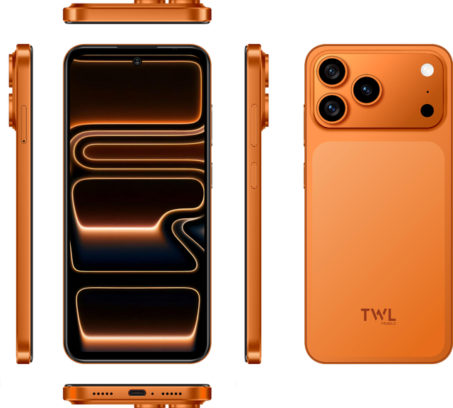 2026 I 4G LTE EU Version 8+64GB 17Pro TWL BRAND Android Smart Phone 4000mAh Battery Dual SIM Smartphone 6.67-inch Screen