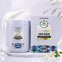 Rutina de Cuidado Capilar Fortalecedora con Proteína Vegetal para Cabello Seco y Encrespado, Ligera, No Grasosa, Marca Privada de Salón, Venta al Por Mayor