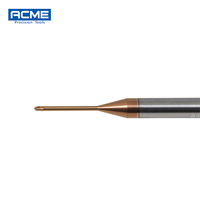 Fresa de extremo esférico de 4 filos de carburo de tungsteno HRC55 para fresado CNC, OEM/ODM, con recubrimiento Nano-PVD, para fresado de alta velocidad