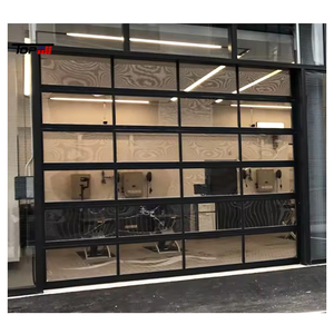 2025 <span class=keywords><strong>Porte</strong></span> coulissante transparente haut et bas électrique 4S magasin <span class=keywords><strong>Garage</strong></span> ascenseur <span class=keywords><strong>porte</strong></span> en verre segmentée - Product Image 6