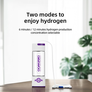 Bouteille d'eau portable en verre personnalisée de 480 ml, compatible USB voiture, technologie SPE 2000PPB, eau à haute concentration - Product Image 4