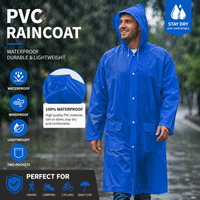 Vente flash : imperméable en PVC pour travailleurs, imperméable durable au design simple, poncho avec boutons, utilisation en extérieur, adultes, enfants, garçons, filles