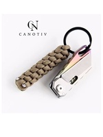 Porte-clés en paracorde tressé fait main, durable, pour sac à dos, usage quotidien, cadeau