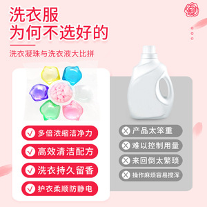 Venta al por mayor de fábrica: cápsulas de detergente para ropa a granel de 7 cavidades, fragancia duradera, eliminación de manchas, lavado perfumado, limpieza profunda - Product Image 3