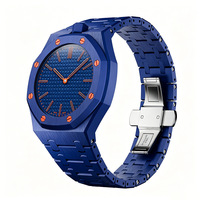 Nouvelle Arrivée - Montre-bracelet pour femme à 8 facettes, boîtier blanc, index arc-en-ciel, 40 mm, bracelet 20 mm, montre à quartz pour femme, OEM - Approvisionnement direct usine