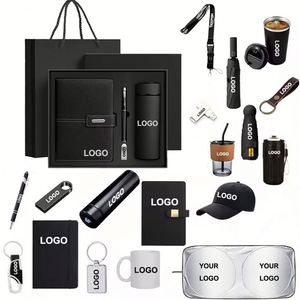 Custom Luxury Corporate Business Event Souvenir Hot Promotional Office Advertising Banking Estate Quality Business <b>Gifts</b> <b>Set</b> - Product Image 2