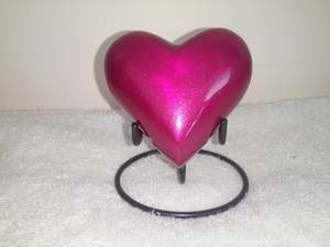 Best Selling High Quality Metallic Heart Shaped <b>Small</b> Keepsakes Cremation <b>Urn</b> <b>For</b> <b>Human</b> <b>Ashes</b>/Funeral Supplies - Product Image 6