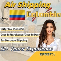 Transitaire aérien et agent maritime de premier plan Chine-Colombie DDP porte-à-porte pour l'e-commerce Mercado Libre et le dropshipping