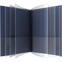 Organiseur de poche en plastique flexible avec logo personnalisé HaoRan, remplacement de classeur, dossier de pages imperméable