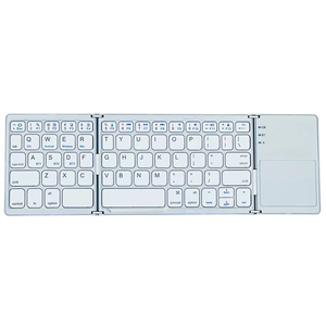 Set <span class=keywords><strong>Tastiera</strong></span> Pieghevole Tri-Modalità, Mini <span class=keywords><strong>Tastiera</strong></span> Portatile con Mouse per Tablet e Telefono, Ricaricabile - Product Image 2