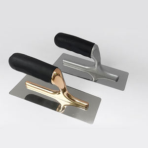 Lame de bord rond de mastic de grattage de haute qualité couteau de finition de bord de quatre côtés truelle d'acier inoxydable - Product Image 1