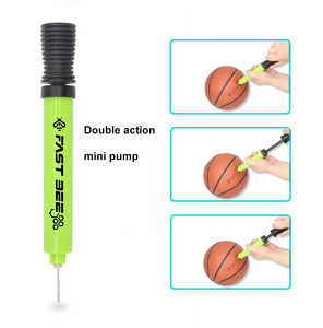 <span class=keywords><strong>Pompe</strong></span> à ballon de football FAST BEE, noir et vert, logo personnalisé, portable, 8 pouces, <span class=keywords><strong>double</strong></span> <span class=keywords><strong>action</strong></span>, légère, étanche, ABS - Product Image 3