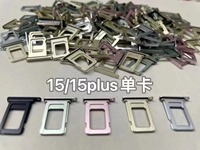 Nouveau plateau de carte SIM pour iPhone 15 15PLUS 15PRO 15PROMAX lecteur connecteur fente porte-plateau avec anneau étanche