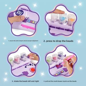 Kit de fabrication de bijoux et de bracelets DIY AiJH Drill Floor, avec bâtonnets de peinture et diamants, pour jeux créatifs, cadeaux et jouets - Product Image 5