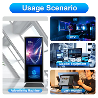 Monitor de Juegos de Habilidad Vertical de 27 Pulgadas con Pantalla Táctil LED Infrarroja Capacitiva, Relación de Aspecto 4:3 e Interfaz USB